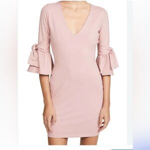 Susana Monaco Tied Elbow Frill in Moscato‎ Dress Size Small